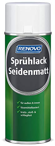 Sprühlack RAL 9010 Reinweiss 400 ml Seidenmatt Renovo