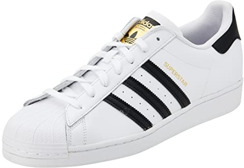 adidas Originals Superstar Men's Sneakers, FTWR White Core Black FTWR White 958, 35.5 EU