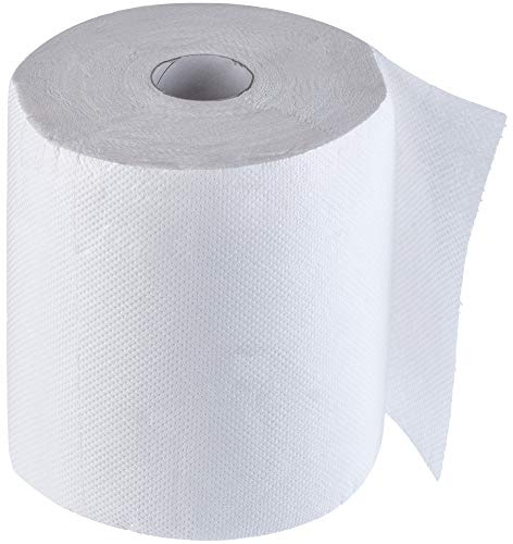 KADAX Rotolo di Cucina, 2 Strati, Carta da Cucina Realizzata al 100% di polpa, tovagliolo di Carta, a Forma di Cucina, Rotolo di casa per Pulizia, Carta igienica, Carta per la casa, Bianco (1, 60 m)