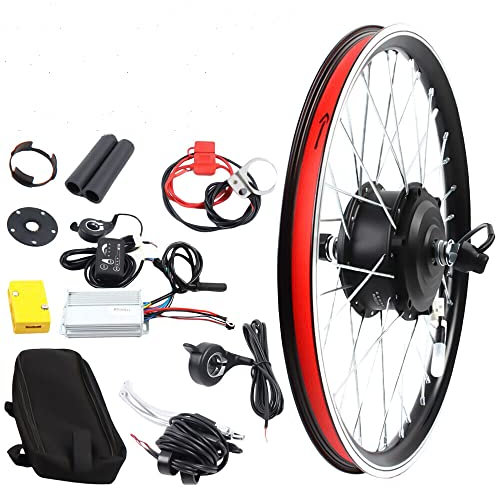 SHZICMY 20 Vorderrad E-Bike Conversion Kit Frontmotor Elektrofahrrad Umbausatz 36V 250W Elektro-Fahrrad Bike Motor Vorderrad Conversion Set