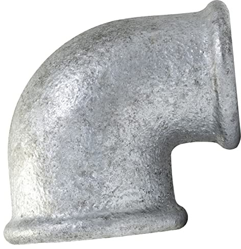 AERZETIX - C64918 - Minskad armbåge i gjutjärn 3/4'' x 1/2 till 90° hona-kvinnlig - gängad rörkoppling för skruvning - galvaniserad finish - VVS uppvärmning vatteninstallation