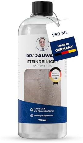 Dr. Rauwald Detergente per pietra, efficace pulizia per superfici in pietra e piastrelle, ecologico, per interni ed esterni, prodotto in Germania, 750 ml