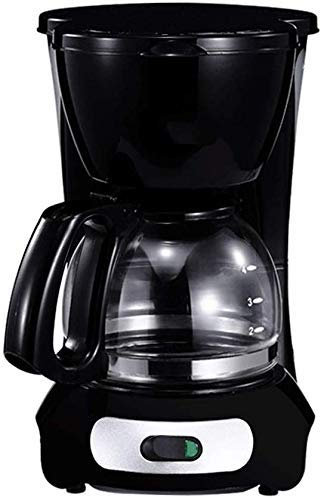 IUBGFTO Machine à café Machine à café, cafetière à Filtre à café en déplacement, cafetière en Acier Inoxydable Noir et brossé, Machine à café à Filtre avec pichet Isotherme, sélection d'arômes