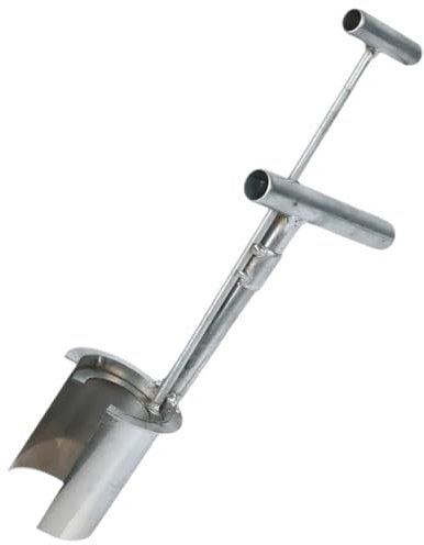 Jeorywoet Bulb Planter, Bulb Planter Tool, Heavy Duty Long Handle Stainless Steel Seed Tool for Digging for Iris, Daffodils