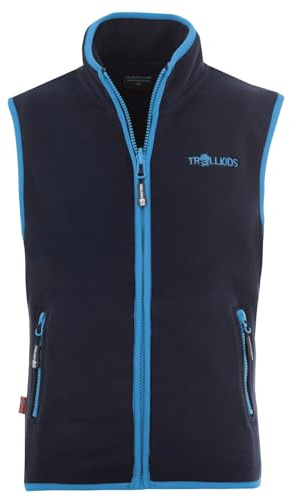 Trollkids Kids Arendal Vest 164, dark navy