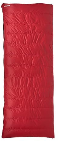 Lowland Outdoor Ranger Lite Daunen Deckenschlafsack, Rot, 210x80 cm