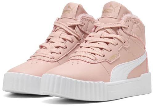 PUMA Carina 3.0 MID WTR PS Sneaker, Rose Quartz White, 21 EU