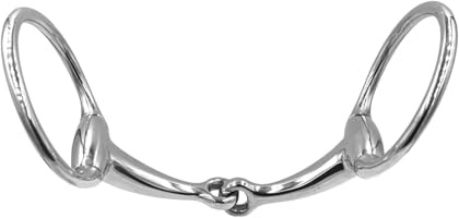 ES0081 Olivenkopftrense Einfach Gebrochen Edelstahl 70mm/16mm, 13.5 cm