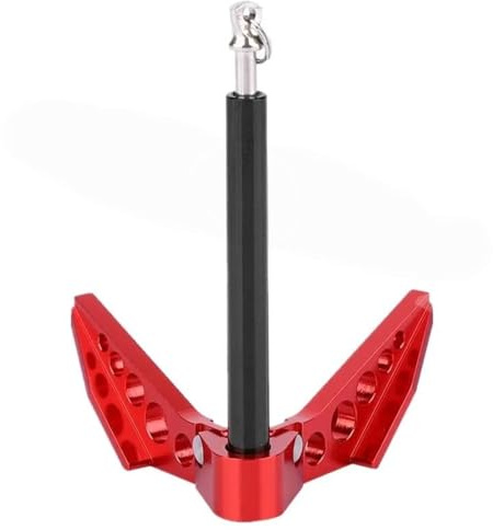 Accesorios RC para TRX4 para Axial para SCX10 90046 para D90 1/10 Gancho Rescate Plegable Metal Remolque Cabrestante Ancla RC Crawler 4WD Pieza Actualización