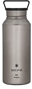 Snow Peak Titan-Aurora-Flasche, langlebig, leicht, Camping, Wandern, Rucksackreisen, 800 ml
