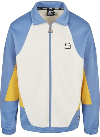 STARTER BLACK LABEL Herren Starter Laser Track Jacket plwht/hrznblu/clfrnyllw, L