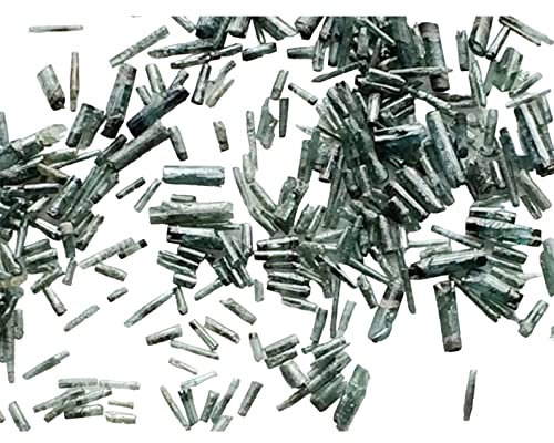 Gems For Jewels Bâtons de diamant bleu d'environ 2-3 mm pour femmes, aiguilles de diamant brut bleu, diamant brut bleu, aiguilles de diamant bleu non taillé pour bijoux, 2mm - 3mm, 1 CT