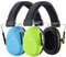 Hiear Casque Anti Bruit Enfant, Casque Pliable Réglable Confortable, avec Une Atténuation de SNR 28dB, Garcon et Fille Âge 3-16 Years,Casque Anti-Bruit pour Milieu Bruyant ou Stressant（Vert + Bleu）