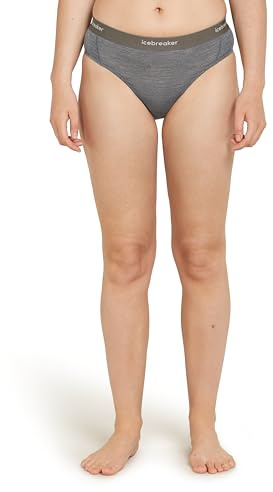 Icebreaker Ropa interior para mujer Merino Blend 125 Cool-Lite Sprite Hipster - Gritstone Heather - XS