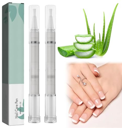 HONGECB Health Nail Care Pen,Nail Care Pen,Nail Nagelpflege, Nail Repair Pen Nagel Behandlungs Stift, Nagelpflegestift für Gepflegte Fingernägel & Fußnägel, Mit Teebaumöl (2 stück)
