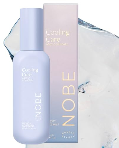 NOBE Cooling Care Frosty Face Mist 120 ml – Ecocert-zertifiziert, feuchtigkeitsspendend & kühlend – erfrischendes Gesichtsspray mit Hafer-Xylitol - Nordische Hautpflege für alle Hauttypen