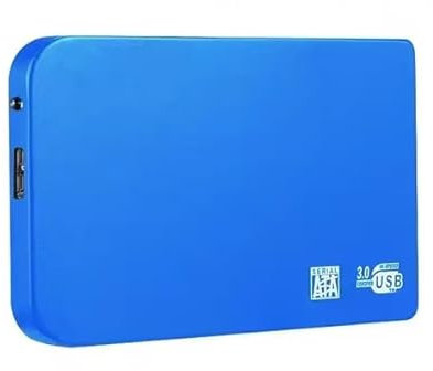 Disco duro SSD externo, 2 TB, alta capacidad, interfaz USB/Tipo-C, para computadoras/teléfonos inteligentes - Azul
