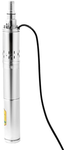 Pompa per pozzi profondi da 2,76 in acciaio inox, 70 ft³/h, pompa sommergibile max. 65 m, profondità massima di immersione 40 m, pompa dell'acqua DC 24 V, compatibile con la sabbia per l'irrigazione