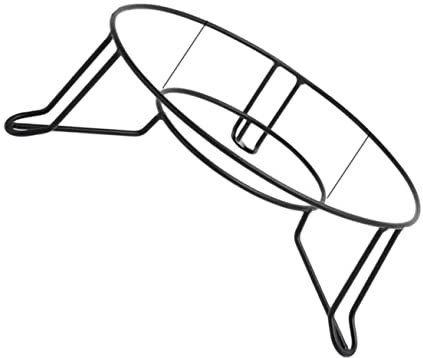 Cabilock Scalding Pot Holder Round Pot Rack Metal Stand for Kitchen Heat Insulated Storage Rack Steam for Steaming