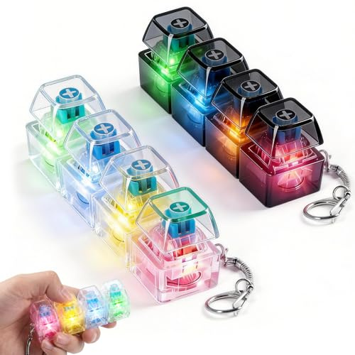 Bawetech 2 Pcs Anti Stress Clavier Jouet, Fidget Toys Anti Stress Jouets