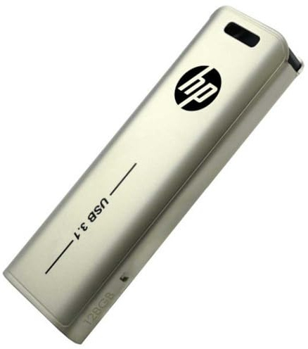 HP clé USB 3.1 x796w 128 Go, Design Push and Pull, Finition métallique