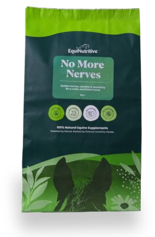 Equinutritive - No More Nerves - Calming Supplement For Horses - 100% Natural Ingredients (3 kg)