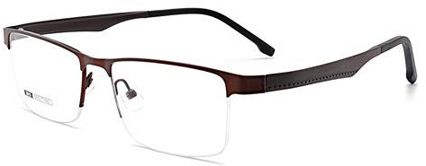 EYEphd Men's progressive multifocal reading glasses, 1.56 aspherical resin lens bifocal reader magnification +1.0 to +3.0,Brown,+1.5