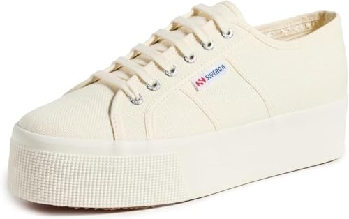 Superga Damen 2790 Platform Sneaker, beige, 38 EU