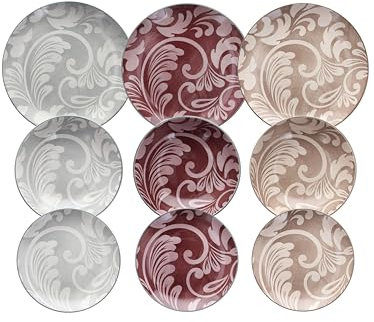 Servizio di Piatti da Tavola in Ceramica Natalizio Louise One Acanto 18 Pezzi