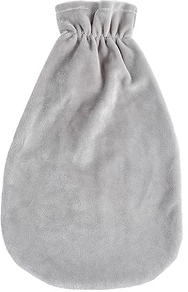 Vaguelly Housse De Bouillotte Eau Chaude Peluche Grise Protection Chaude Et Décorative Lavable Pour Mains Cadeau Pour Toute La Famille