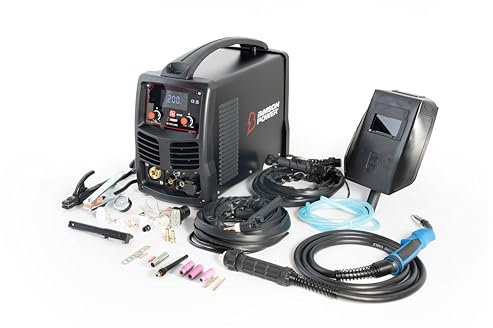 Bimson Power 200A 5-in-1 IGBT Inverter Welder & Plasma Cutter – MIG, MAG, MMA, Lift TIG – Gas & Gasless Welding Machine – 230V Portable Multi-Process Welder for DIY, Garage, Workshop