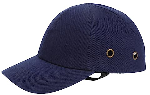 FIXOSHEE Gorra de Seguridad Ajustable para Trabajo Ligero Casco Protector Transpirable con Diseño Ventilado Protección Antichoque para Construcción y Actividades Talla Unisex