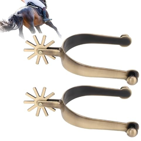 West Spur, espuelas equitacion, Horse Spurs Estilo Vaquero Occidental Espuelas Occidentales Espuelas De Aleación De Zinc Espuelas Vintage Caminar Caballo Roping Espuelas Para Montar Ecuestre A Caballo
