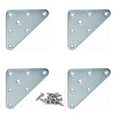 by sommiflex Lot de 4 PLAQUES de Montage pour Pieds de Meubles avec Filetage
