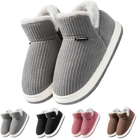 Générique Sneakers Homme - Chaussons Chauds 43-46, Pantoufles Chauffantes