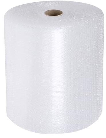 Globe Packaging 500mm x 75m Bubble Wrap Roll with Small Air Bubbles - Cushioning & Protection Packaging for Moving House, Ecommerce and Storage