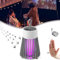 2025 Nuevo Mozz Guard Mosquito Zapper, MozzGuard, Lámpara de Mosquito Impermeable para Exterior, Lámpara asesina de Mosquitos portátiles con Carga USB (Gris)