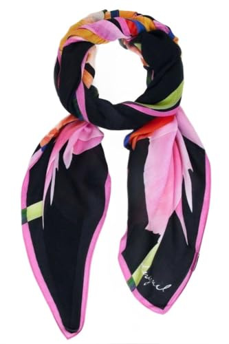 Desigual foulard collezione accessori, nero, taglia unica