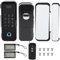 Sonew Elektronisches Glastürschloss, Türschloss Fingerabdruck, Passwort Smart Lock Tür Zugriffskontrollsystem Fingerprint/Passwort/Swipe/Remote Unlock für Home Office