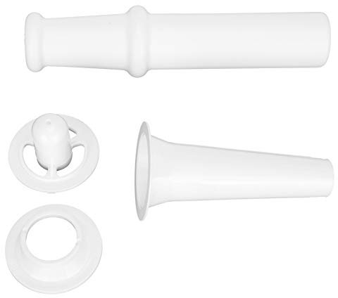 Le Kit Universel en Plastique pour Hachoir à Viande Comprend une Buse de Remplissage de Saucisses à Tige Poussoir pour Aliments Accessoires Kubbe Facile à Installer pour un Hachoir à Viande 5# avec U