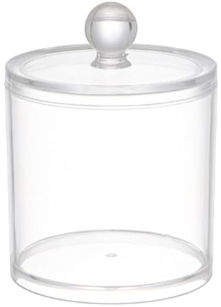 1 Pcs Acrylic Qtip Holder Dispenser,Canisters Apothecary Jar Set,12 oz