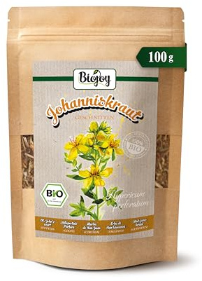 Biojoy Tisane de Millepertuis BIO (100 g), seché et coupé (Hypericum perforatum)