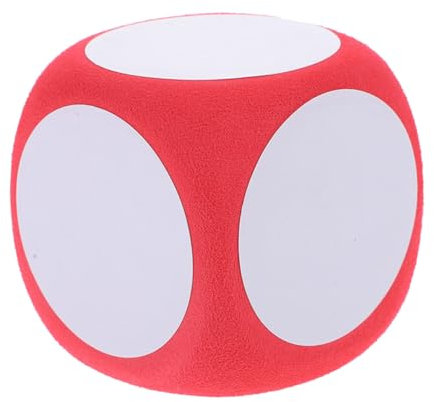 DRESSOOS Dado Grande in Schiuma Per Insegnamento Blocchi Cancellabili Per Scrivere Dadi Vuoti Per Attività Didattiche e Progetti Creativi in Classe Per Ragazzo Ragazza e Insegnanti