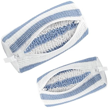 Sacchetto per Lavare Scarpe in Lavatrice 2 Pezzi, Sacchetto Scarpe con Cerniera Invisibile, Sacca Porta Scarpe da Viaggio Riutilizzabile, Sacchetti Lavatrice per Pulizia 360° di Sneakers e Casa
