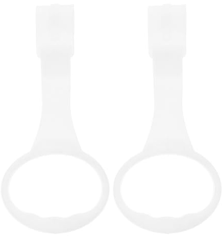 MOLUCKFU 2 Pezzi Anelli da Tirare per Lettino Ragazzo Ragazza, Accessori Leggeri in Pp Portatili per Culla e Playpen, per Uso in Viaggio