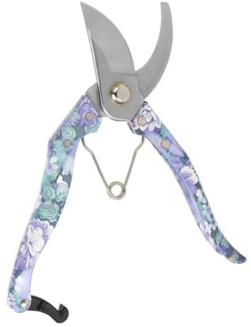 MasYosh Sécateur à Cliquet Robuste avec Poignée Ergonomique pour Branches de Jardin, Acier à Haute Teneur en Carbone, Longueur 6 Cm