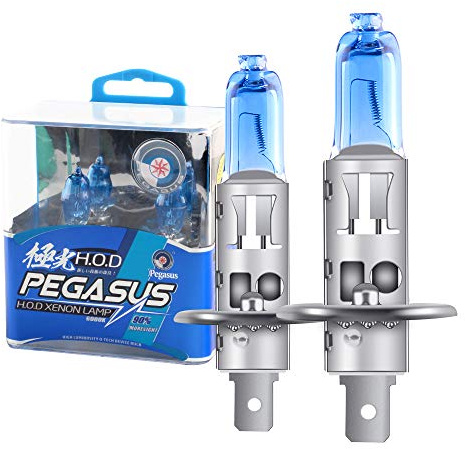 2Pcs H1 100W Super Bright Xenon White 6000K Halogen Lamp Light Bulb 12V Car Headlight Fog Light Lamp Replacement