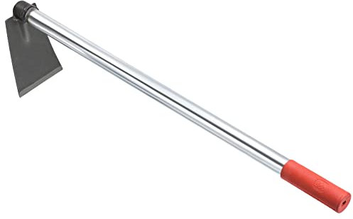 PATIKIL 23.62 Hacke Gartenarbeit Hand Werkzeuge Gehärtete Hacke Stahl Scharf Garten Jätmaschine für Bauernhof Pflanzung Kultivierung Silber