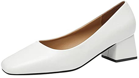 Damenschuhe: Hochzeit Dirndl Schuhe Absatzschuhe Flacher Absatz Weiß High Heels Weite H Breite Füße Trachtenschuhe Tanzschuhe Mary Janes Bequem Halbschuhe Frühling Plateau Hohe Pumps
