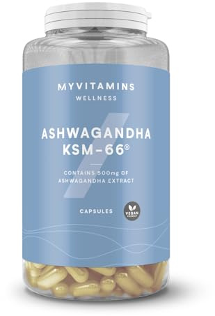 Myprotein Ashwagandha KSM-66 Capsules | 500mg Full-Spectrum Extract | Traditional Ayurvedic Herb for Wellness & Balance | 90 Vegan-Friendly Capsules | Supports Relaxation, Mood & Vitality